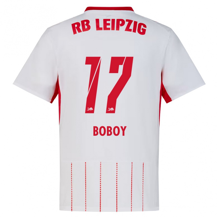 גברים כדורגל Delice Boboy #17 אדום לבן צהוב ג'רזי ביתית 2026/27