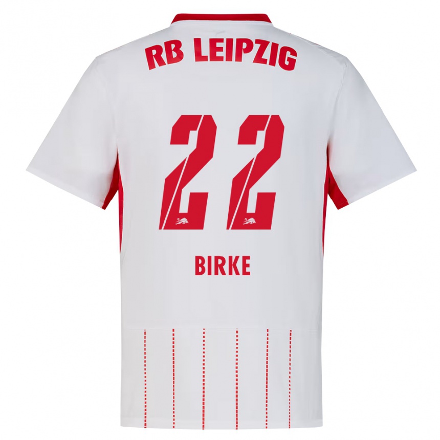 גברים כדורגל Lennox Birke #22 אדום לבן צהוב ג'רזי ביתית 2026/27 גברים כדורגל Lennox Birke #22 אדום לבן צהוב ג'רזי ביתית 2026/27