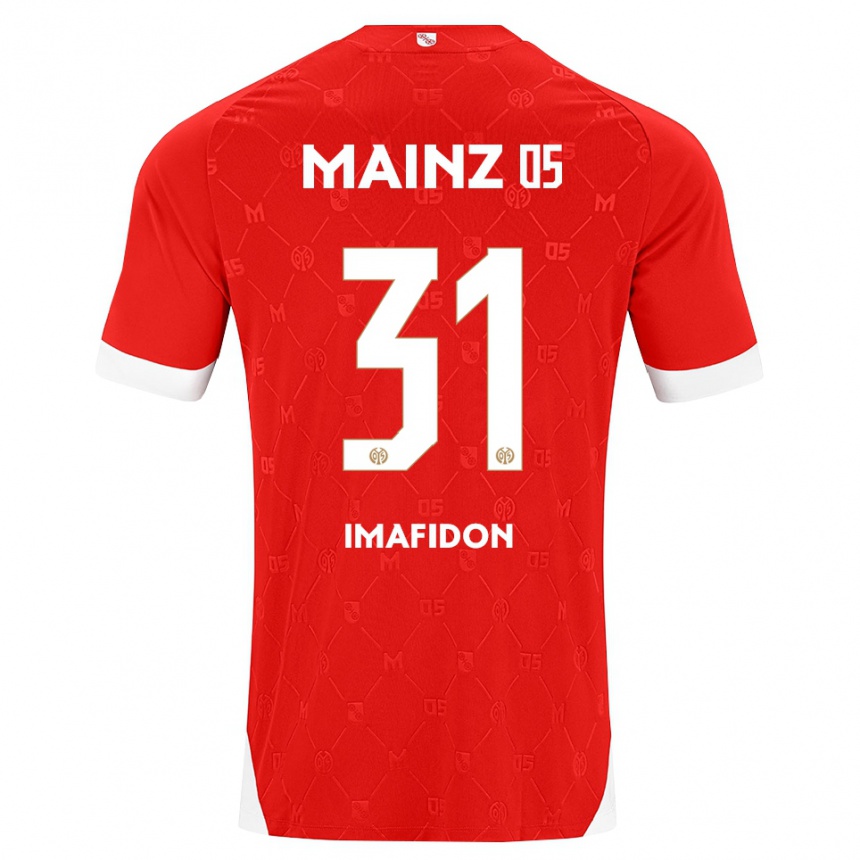 גברים כדורגל Daniel Imafidon #31 אדום לבן ג'רזי ביתית 2026/27 גברים כדורגל Daniel Imafidon #31 אדום לבן ג'רזי ביתית 2026/27