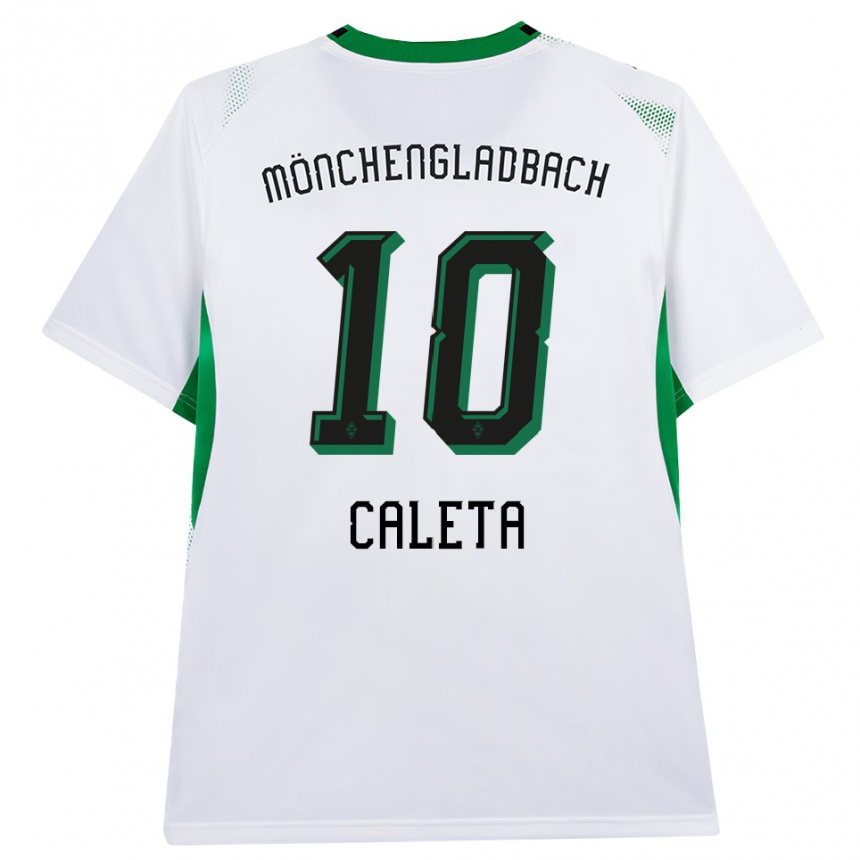 גברים כדורגל Ivan Caleta #10 לבן שחור ירוק ג'רזי ביתית 2026/27