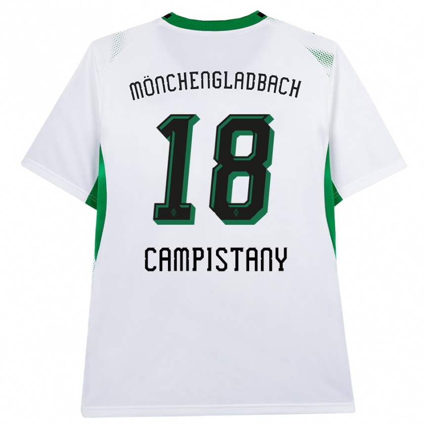 גברים כדורגל Erik Corominas Campistany #18 לבן שחור ירוק ג'רזי ביתית 2026/27