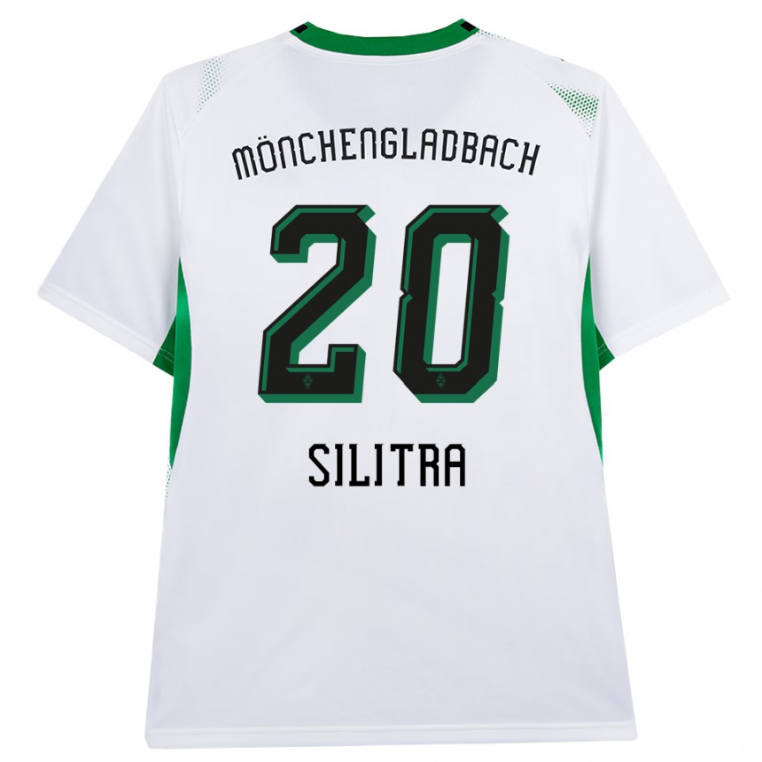 גברים כדורגל Rareș Silitră #20 לבן שחור ירוק ג'רזי ביתית 2026/27