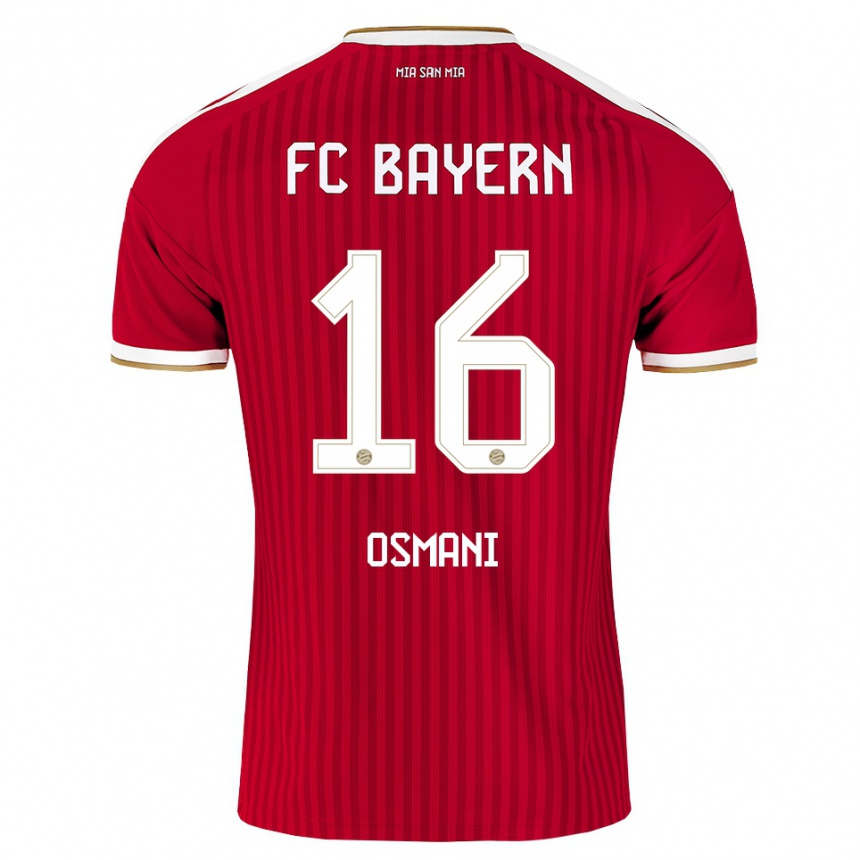 גברים כדורגל Erblin Osmani #16 אדום לבן כחול ג'רזי ביתית 2026/27