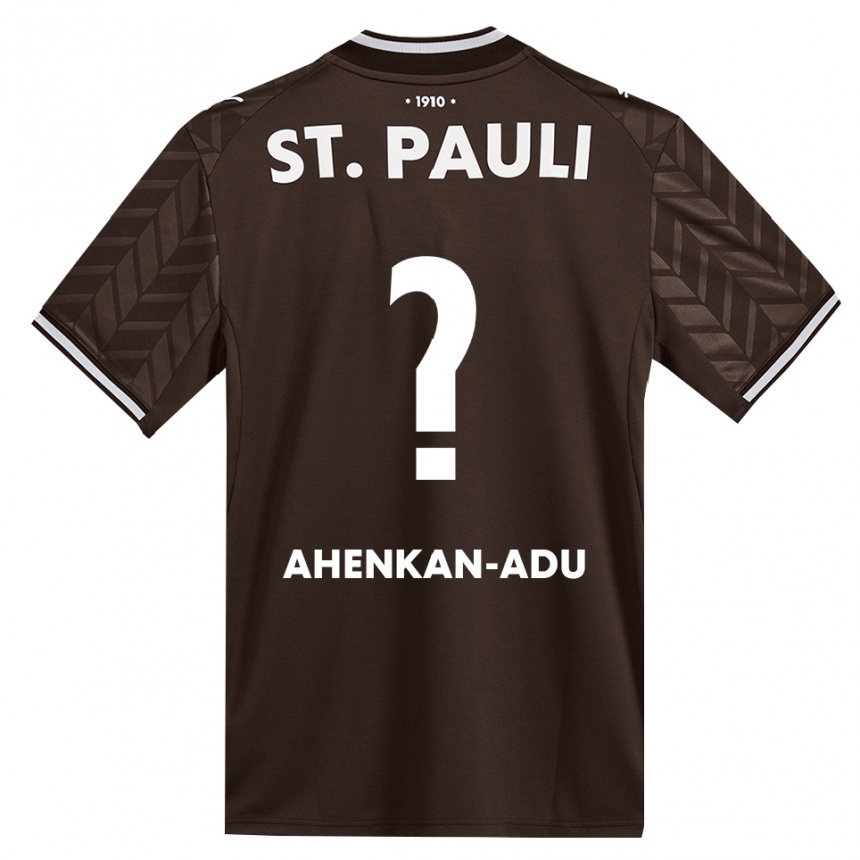 גברים כדורגל Calvin Ahenkan-Adu #0 קפה לבן ג'רזי ביתית 2026/27