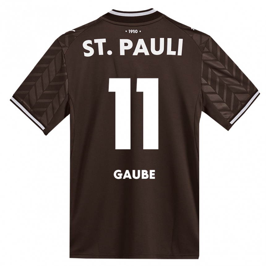 גברים כדורגל Bastian Gaube #11 קפה לבן ג'רזי ביתית 2026/27