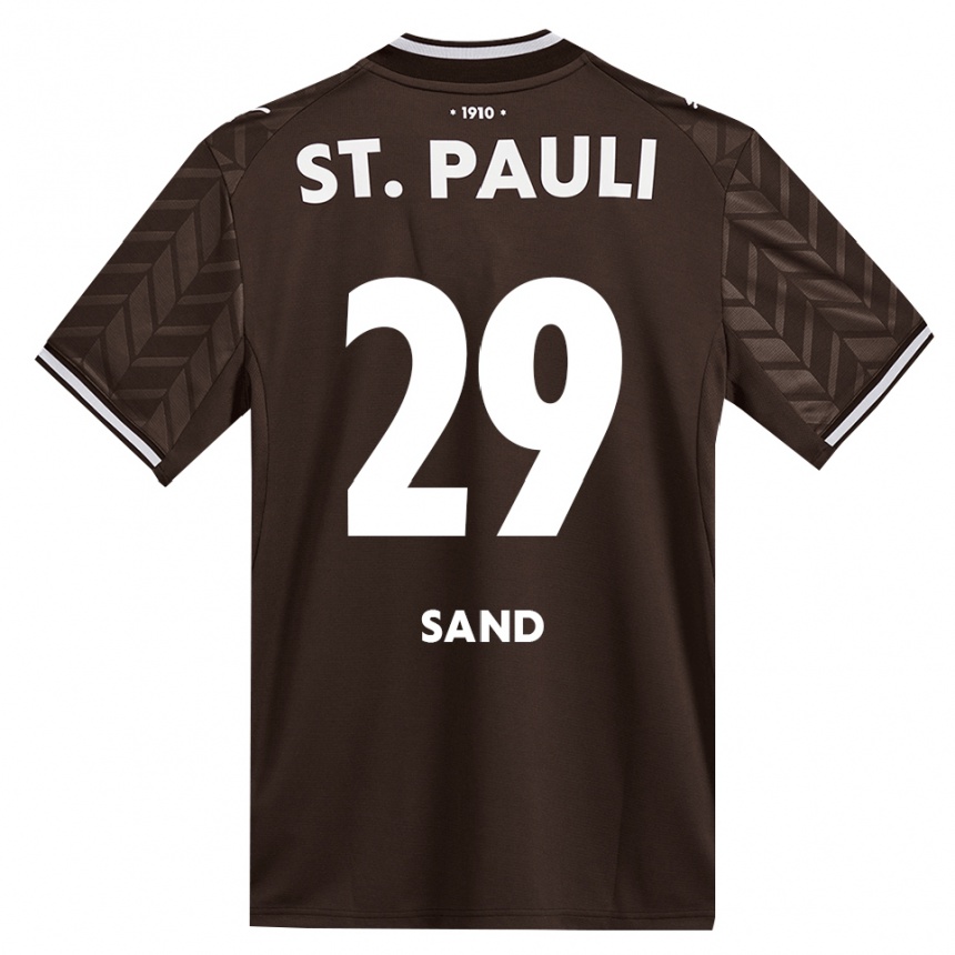 גברים כדורגל Christoffer Sand #29 קפה לבן ג'רזי ביתית 2026/27