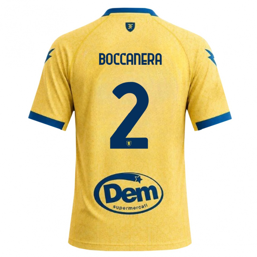 גברים כדורגל Alessio Boccanera #2 חאקי שחור כחול ג'רזי ביתית 2026/27