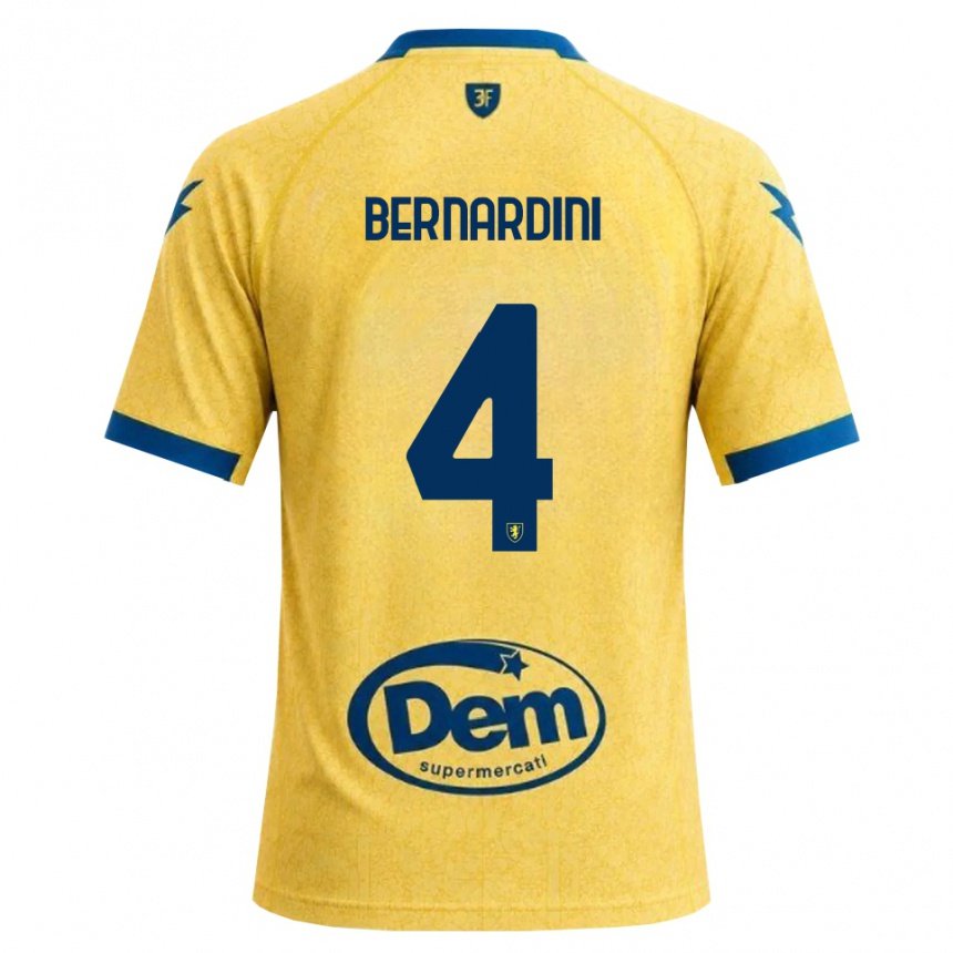 גברים כדורגל Daniele Bernardini #4 חאקי שחור כחול ג'רזי ביתית 2026/27