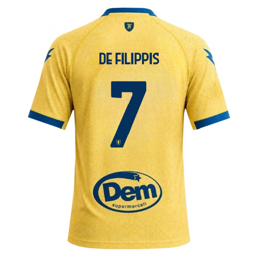גברים כדורגל Walter De Filippis #7 חאקי שחור כחול ג'רזי ביתית 2026/27 גברים כדורגל Walter De Filippis #7 חאקי שחור כחול ג'רזי ביתית 2026/27
