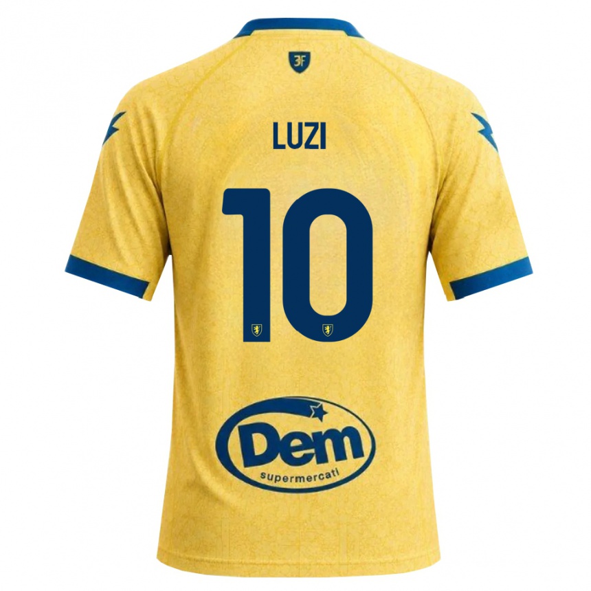 גברים כדורגל Daniel Luzi #10 חאקי שחור כחול ג'רזי ביתית 2026/27