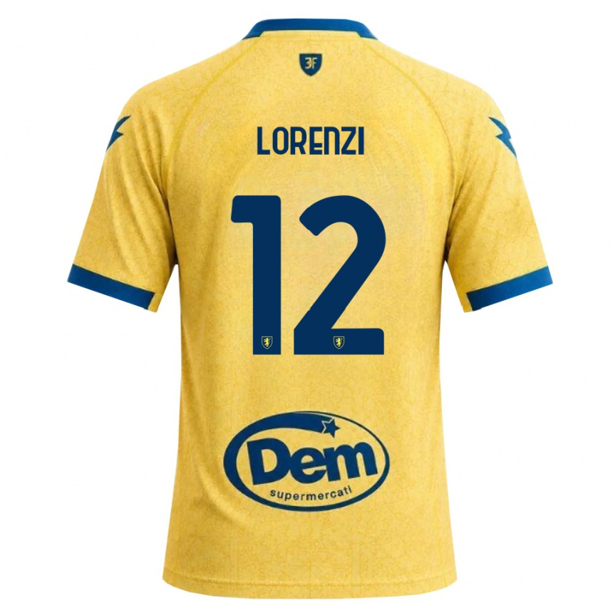 גברים כדורגל Umberto Lorenzi #12 חאקי שחור כחול ג'רזי ביתית 2026/27