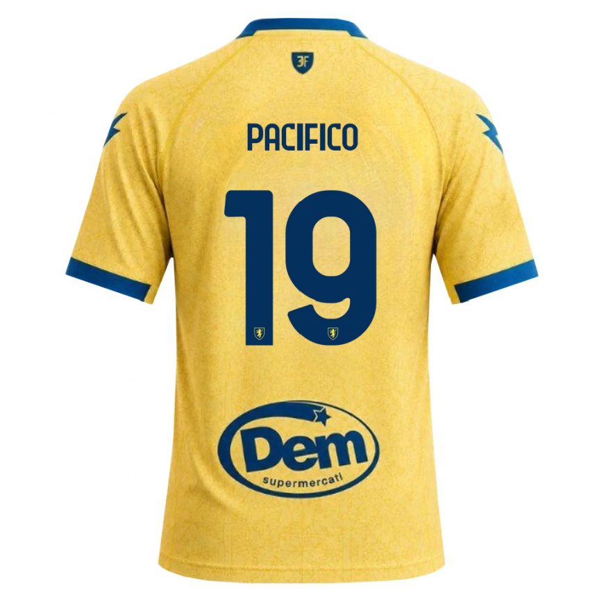 גברים כדורגל Flavio Pacifico #19 חאקי שחור כחול ג'רזי ביתית 2026/27