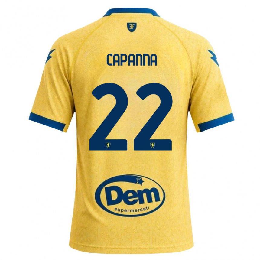 גברים כדורגל Tommaso Capanna #22 חאקי שחור כחול ג'רזי ביתית 2026/27 גברים כדורגל Tommaso Capanna #22 חאקי שחור כחול ג'רזי ביתית 2026/27