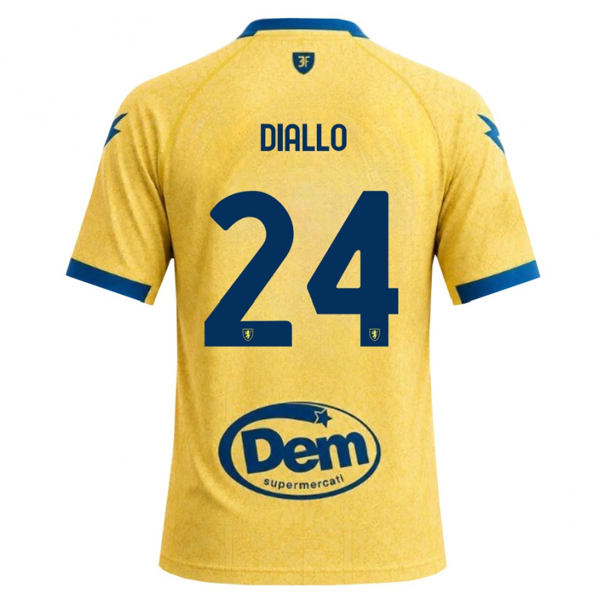 גברים כדורגל Abdoul Diallo #24 חאקי שחור כחול ג'רזי ביתית 2026/27