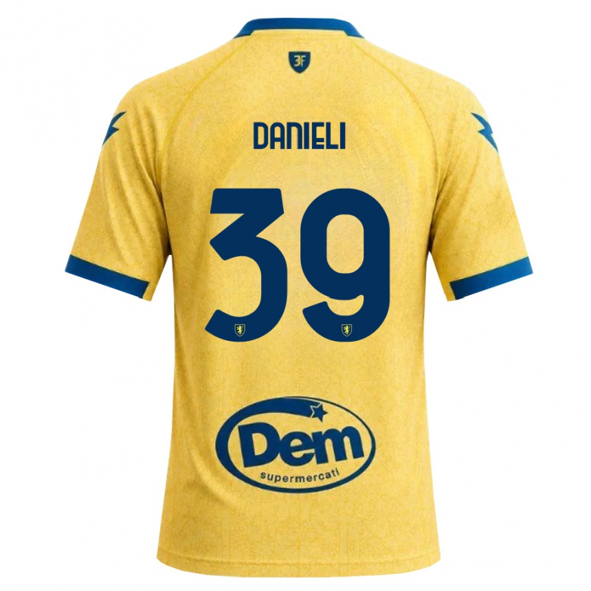 גברים כדורגל Alessio Danieli #39 חאקי שחור כחול ג'רזי ביתית 2026/27