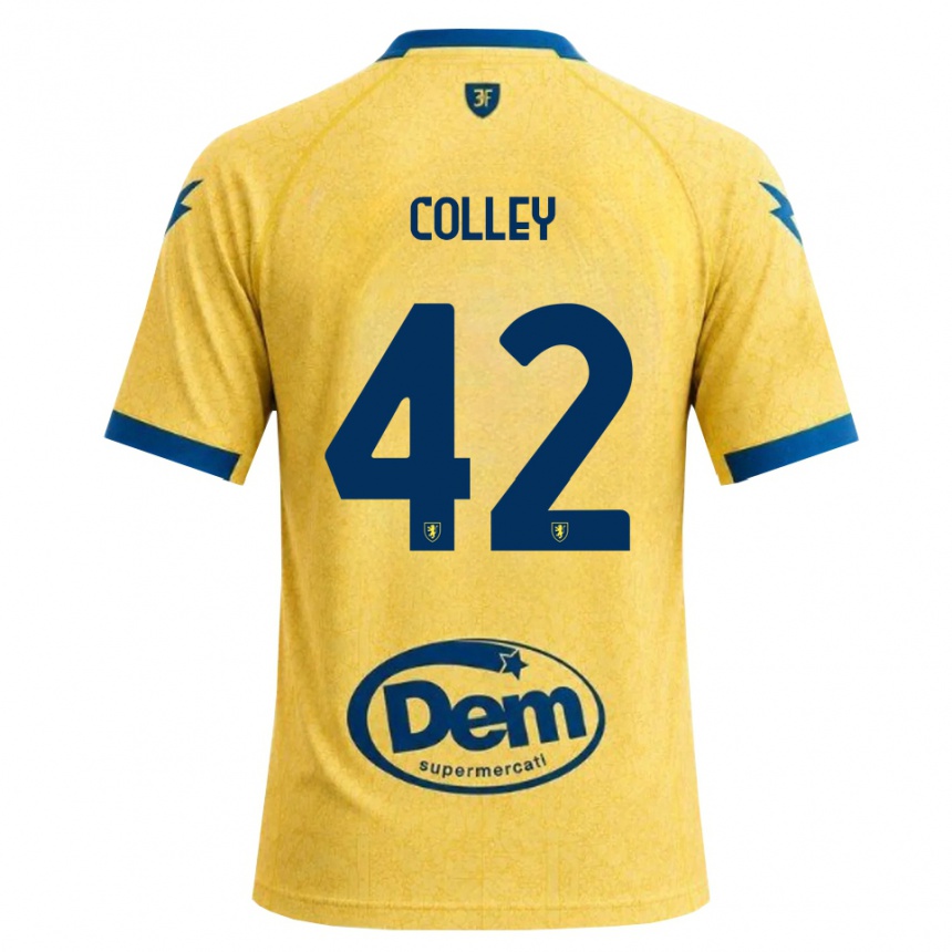גברים כדורגל Muhammed Colley #42 חאקי שחור כחול ג'רזי ביתית 2026/27