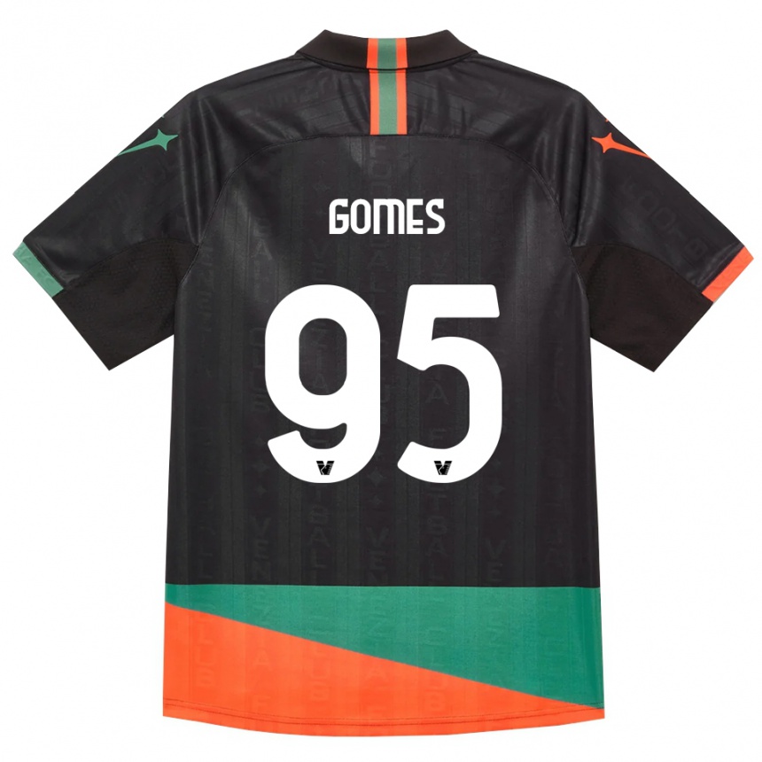 גברים כדורגל Ale Gomes #95 שחור כתום ירוק ג'רזי ביתית 2026/27