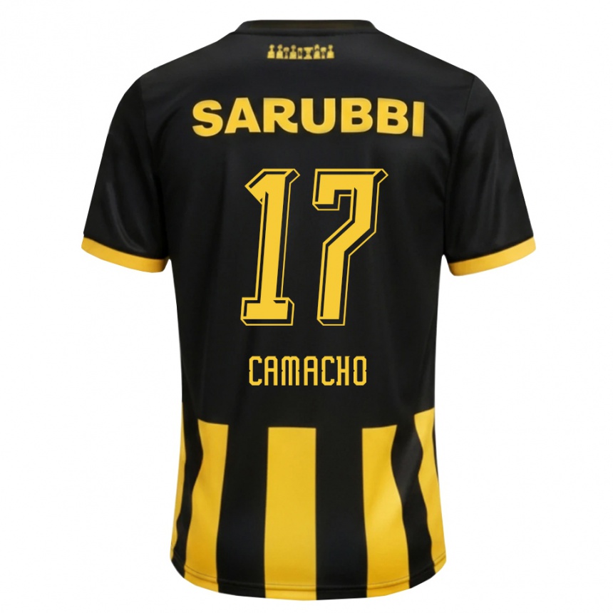 גברים כדורגל Sebastián Camacho #17 שחור צהוב ג'רזי ביתית 2026/27