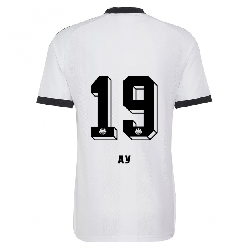 גברים כדורגל אוגור איי #19 שחור לבן הרחק ג'רזי 2026/27 גברים כדורגל אוגור איי #19 שחור לבן הרחק ג'רזי 2026/27