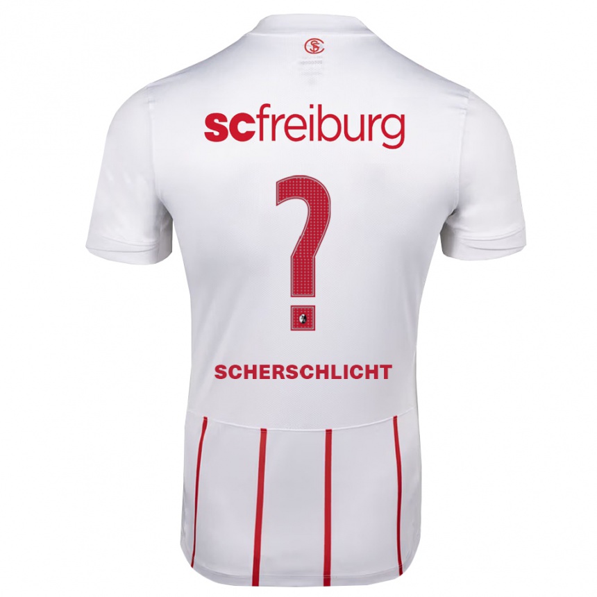גברים כדורגל Mio Scherschlicht #0 לבן אדום צהוב הרחק ג'רזי 2026/27