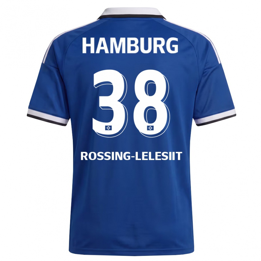 גברים כדורגל Alexander Røssing-Lelesiit #38 לבן כחול הרחק ג'רזי 2026/27