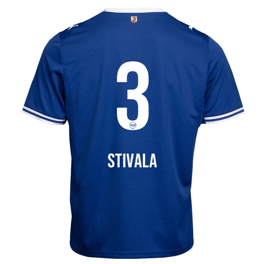 גברים כדורגל Gabriel Stivala #3 כחול מלכותי לבן הרחק ג'רזי 2026/27
