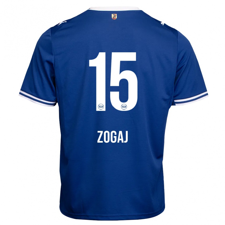 גברים כדורגל Nderim Zogaj #15 כחול מלכותי לבן הרחק ג'רזי 2026/27