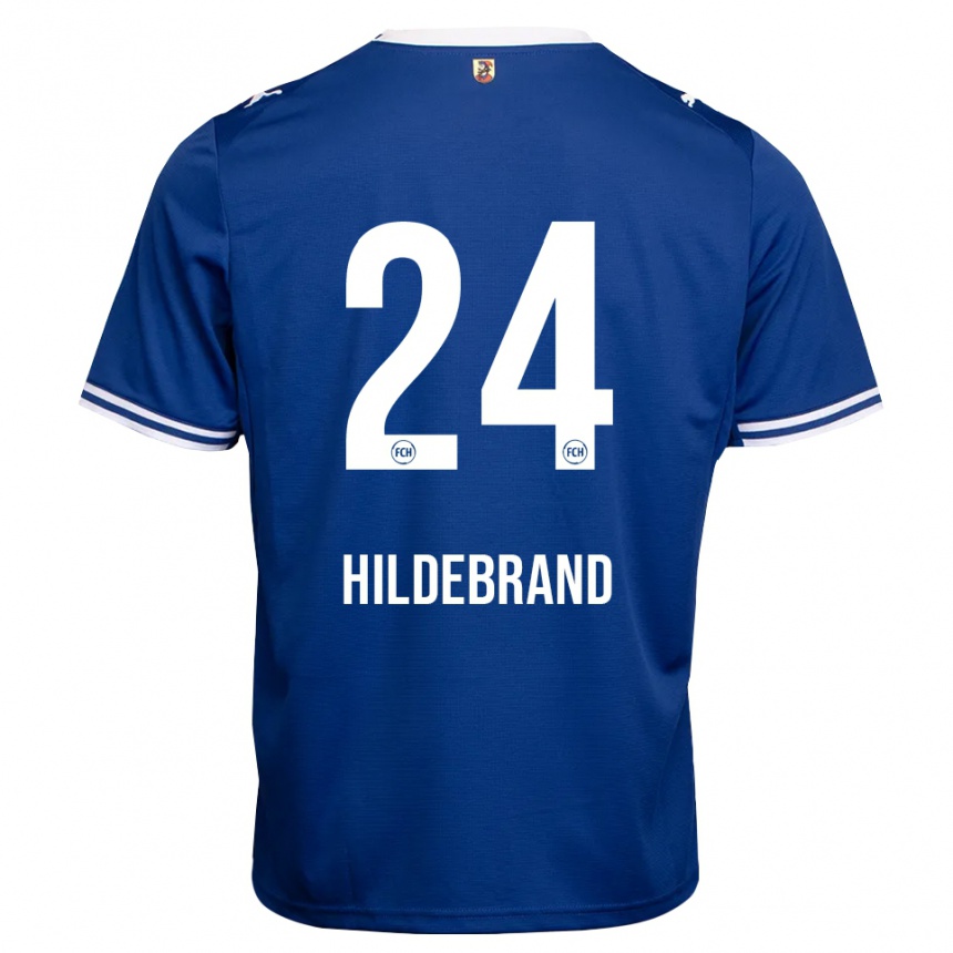 גברים כדורגל Jan Hildebrand #24 כחול מלכותי לבן הרחק ג'רזי 2026/27