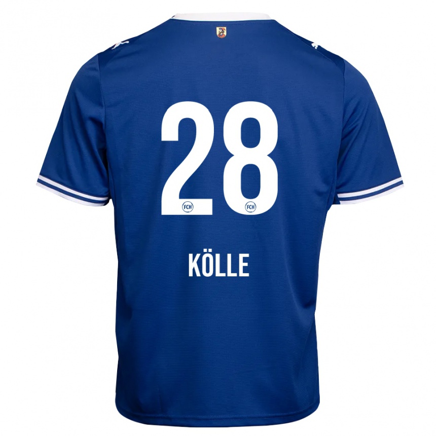 גברים כדורגל Adam Kölle #28 כחול מלכותי לבן הרחק ג'רזי 2026/27