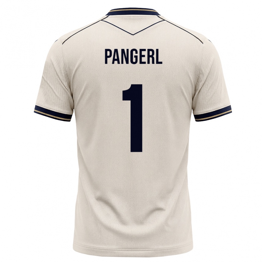 גברים כדורגל Felix Pangerl #1 לבן מבריק כחול דיו הרחק ג'רזי 2026/27