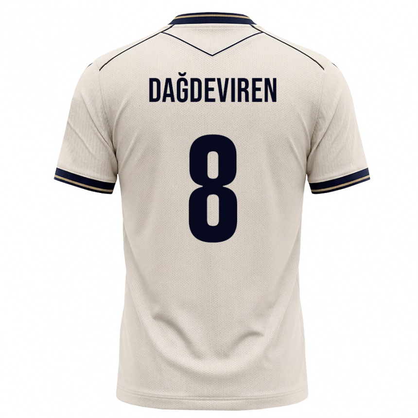 גברים כדורגל Diren Dağdeviren #8 לבן מבריק כחול דיו הרחק ג'רזי 2026/27 גברים כדורגל Diren Dağdeviren #8 לבן מבריק כחול דיו הרחק ג'רזי 2026/27
