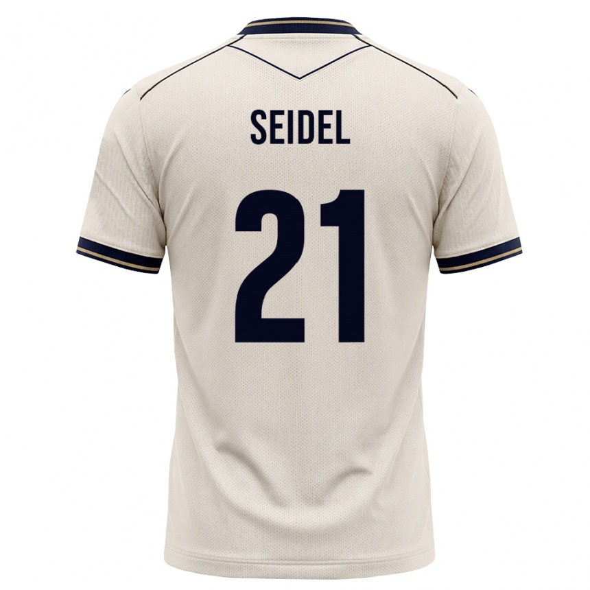 גברים כדורגל Phil Seidel #21 לבן מבריק כחול דיו הרחק ג'רזי 2026/27