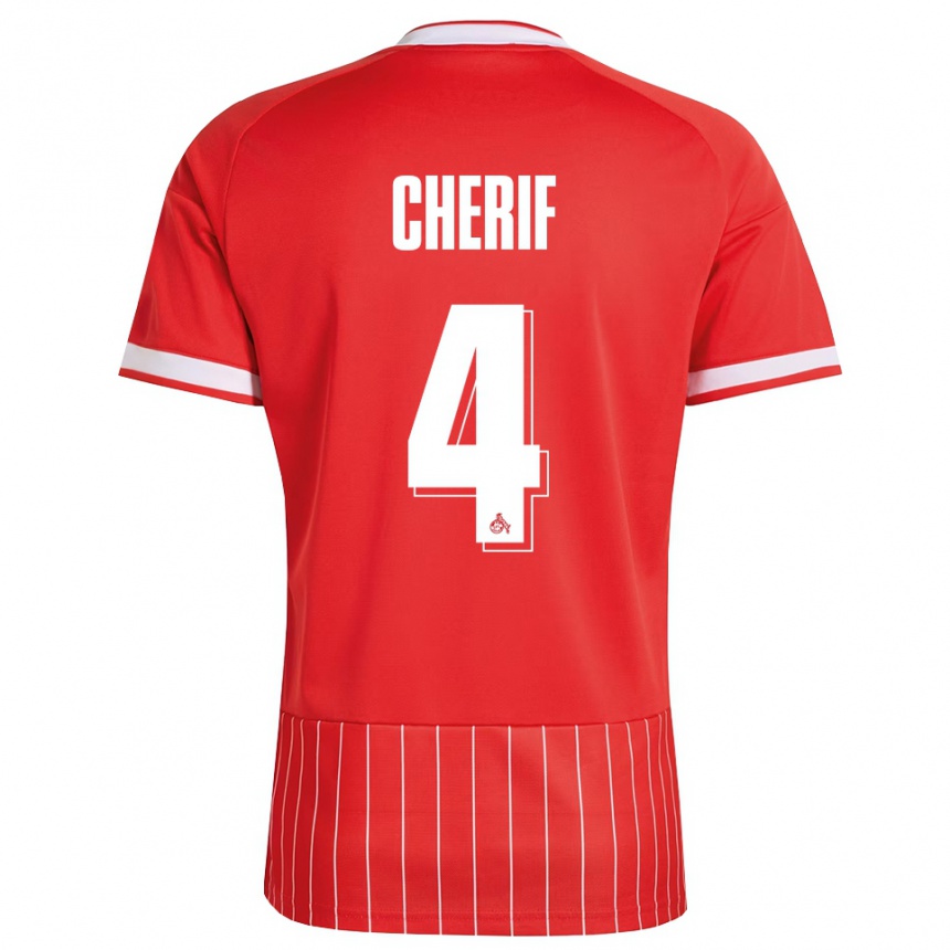גברים כדורגל Hamed Cherif #4 ירוק אדום לבן הרחק ג'רזי 2026/27