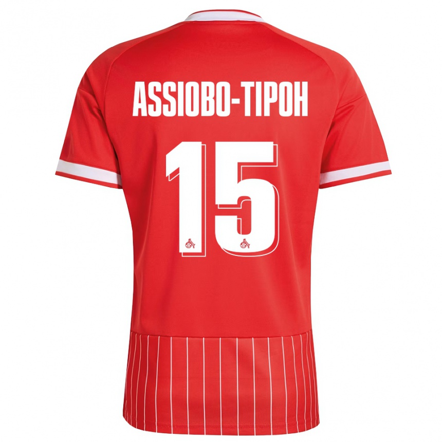 גברים כדורגל Elfried Assiobo-Tipoh #15 ירוק אדום לבן הרחק ג'רזי 2026/27