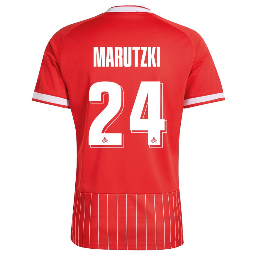גברים כדורגל Mikolaj Marutzki #24 ירוק אדום לבן הרחק ג'רזי 2026/27
