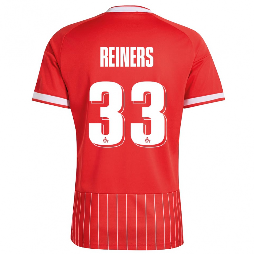 גברים כדורגל Leonard Reiners #33 ירוק אדום לבן הרחק ג'רזי 2026/27