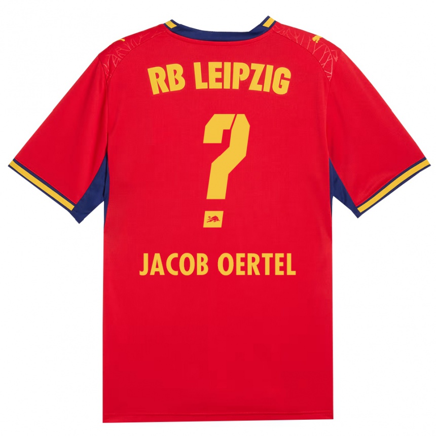 גברים כדורגל Paul Jacob Oertel #0 כחול מלכותי צהוב אדום הרחק ג'רזי 2026/27