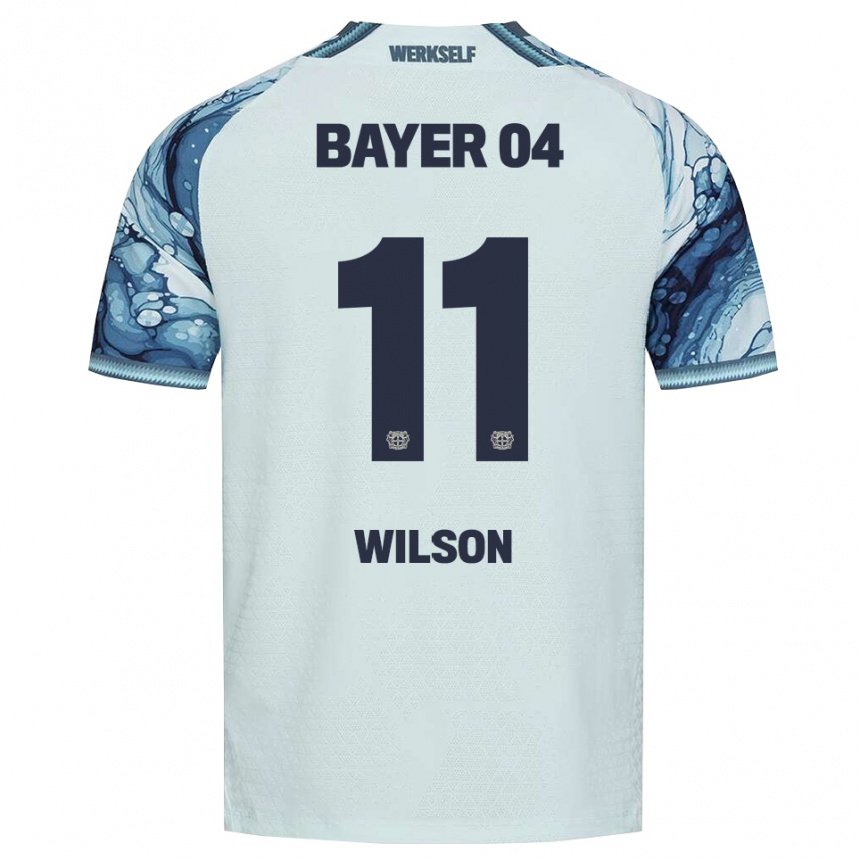 גברים כדורגל Clinton Wilson #11 שחור ירוק כהה הרחק ג'רזי 2026/27