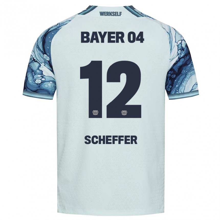 גברים כדורגל Dani Scheffer #12 שחור ירוק כהה הרחק ג'רזי 2026/27
