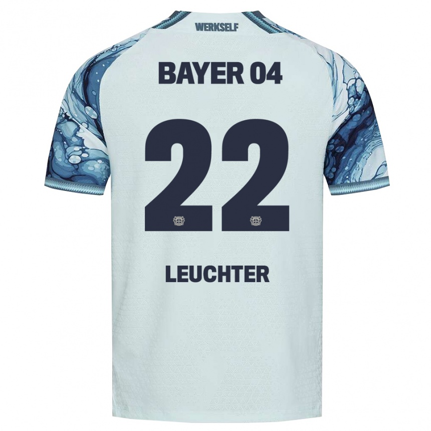 גברים כדורגל Julian Leuchter #22 שחור ירוק כהה הרחק ג'רזי 2026/27
