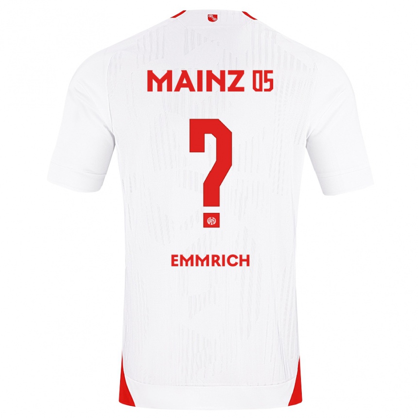 גברים כדורגל Robin Emmrich #0 לבן אדום צהוב הרחק ג'רזי 2026/27