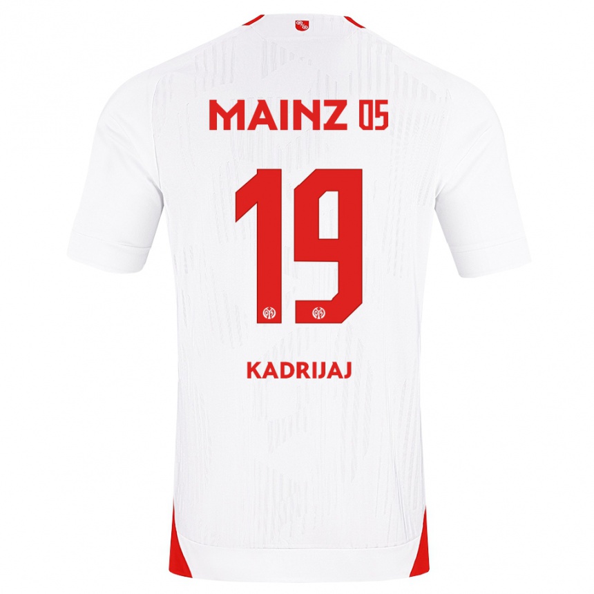 גברים כדורגל Smail Kadrijaj #19 לבן אדום צהוב הרחק ג'רזי 2026/27
