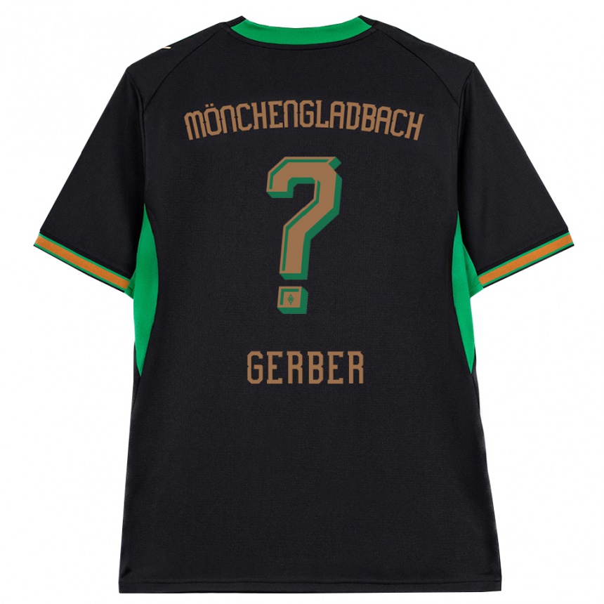 גברים כדורגל Sophia Gerber #0 שחור כתום ירוק חום הרחק ג'רזי 2026/27