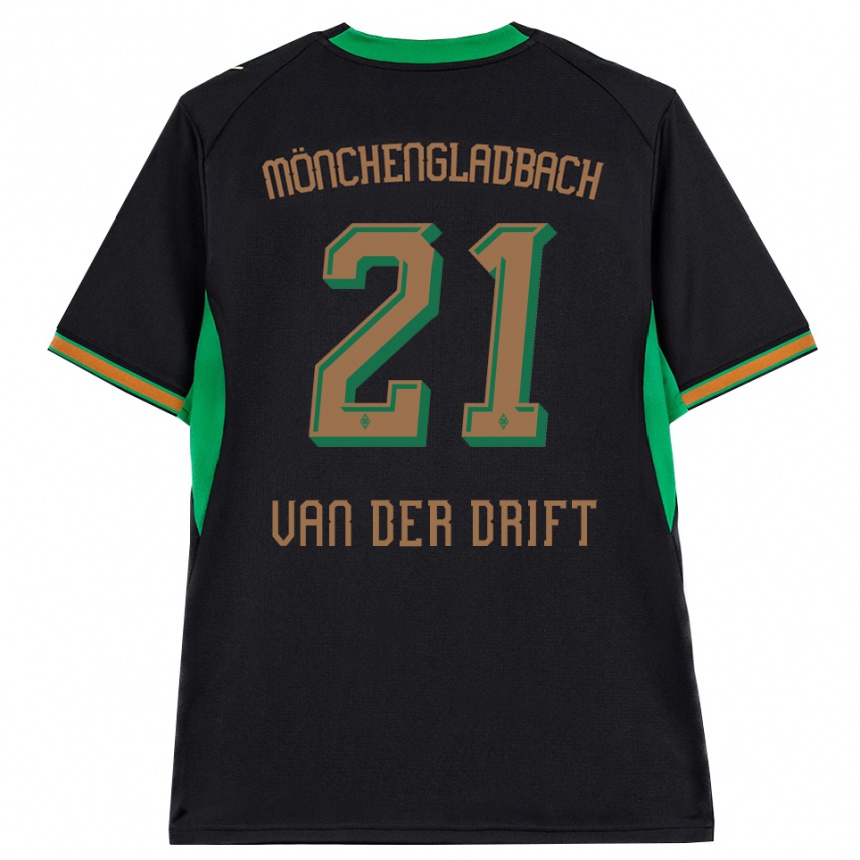 גברים כדורגל Suus Van Der Drift #21 שחור כתום ירוק חום הרחק ג'רזי 2026/27 גברים כדורגל Suus Van Der Drift #21 שחור כתום ירוק חום הרחק ג'רזי 2026/27