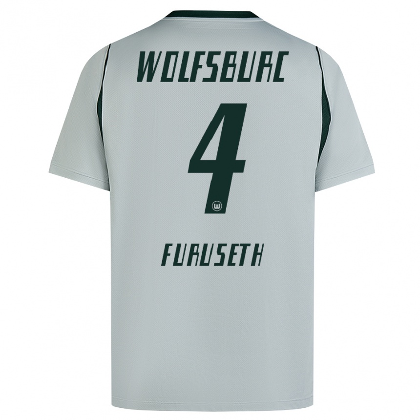 גברים כדורגל Truls Furuseth #4 ירוק אפור הרחק ג'רזי 2026/27