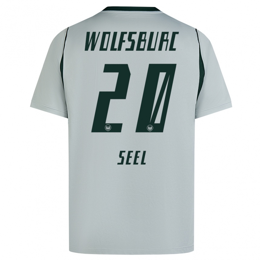 גברים כדורגל William Seel #20 ירוק אפור הרחק ג'רזי 2026/27