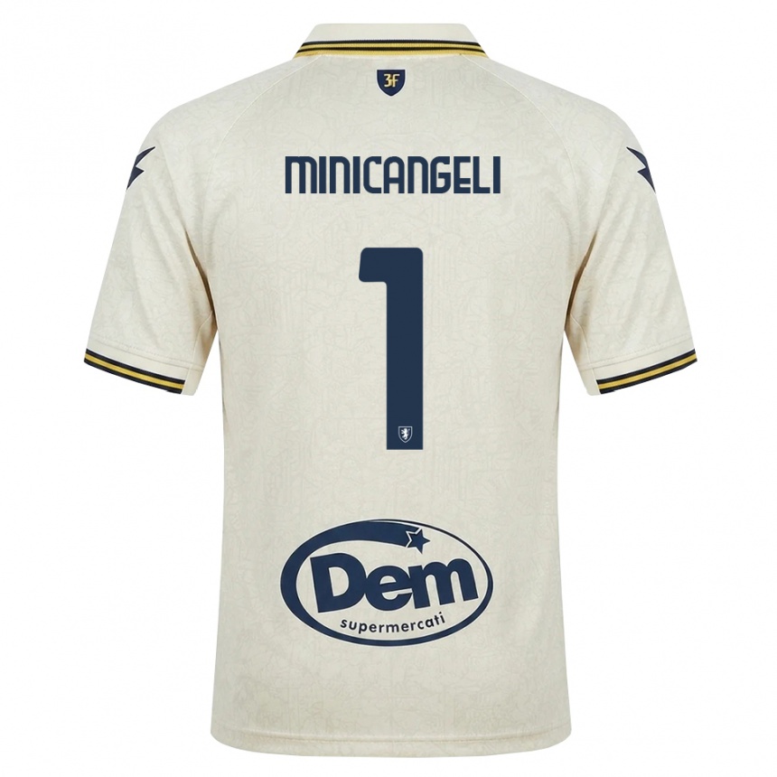 גברים כדורגל Francesco Minicangeli #1 תחרה ישנה צהוב שחור הרחק ג'רזי 2026/27 גברים כדורגל Francesco Minicangeli #1 תחרה ישנה צהוב שחור הרחק ג'רזי 2026/27