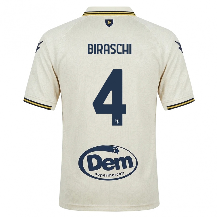 גברים כדורגל Davide Biraschi #4 תחרה ישנה צהוב שחור הרחק ג'רזי 2026/27