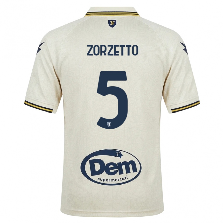גברים כדורגל Bruno Zorzetto #5 תחרה ישנה צהוב שחור הרחק ג'רזי 2026/27