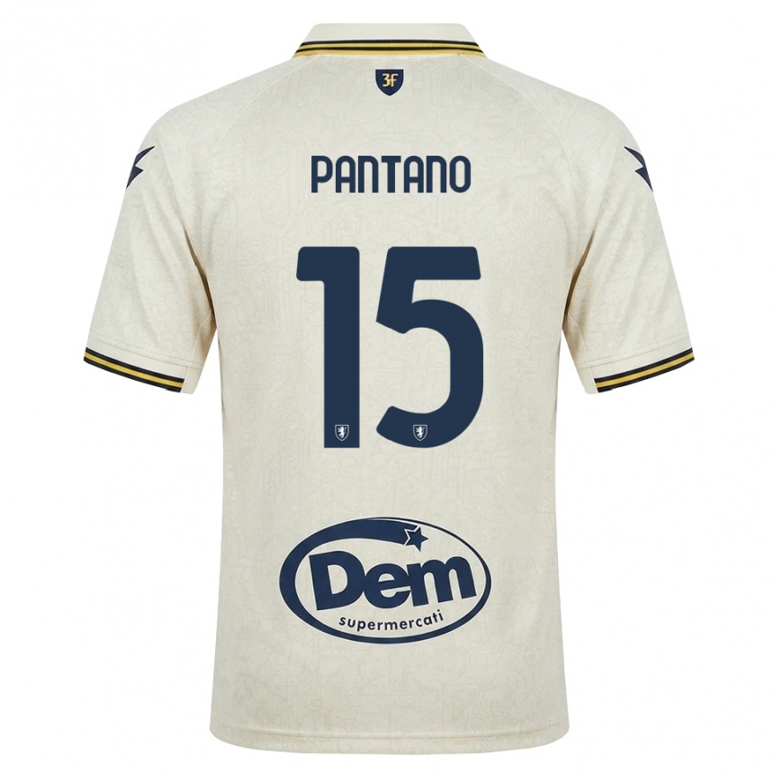 גברים כדורגל Christian Pantano #15 תחרה ישנה צהוב שחור הרחק ג'רזי 2026/27